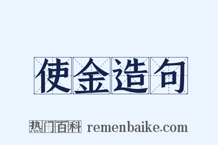 使金造句是什么意思的图片
